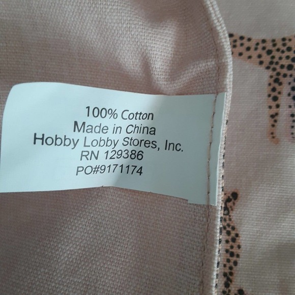 The Spring Shop Cheetah Table Runner Blush Eclectic - Picture 3 of 4